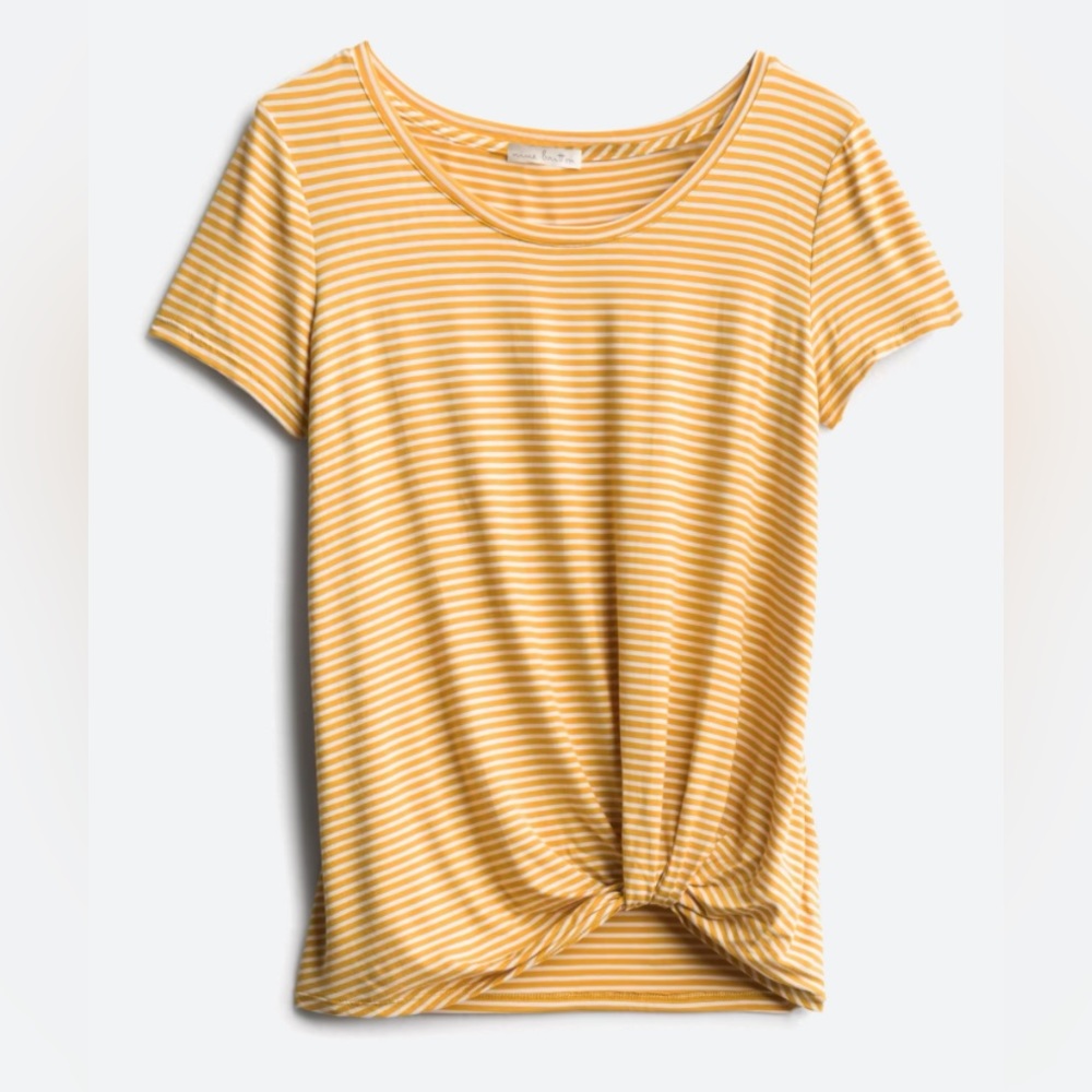 Nine Britton knot front tee